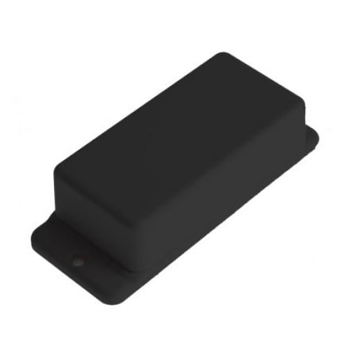 RS PRO Pouzdro, řada: 83 IP40 Nestíněný S přírubou barva Šedá barva Šedá ABS 111 mm 27.5 mm 45.6 mm