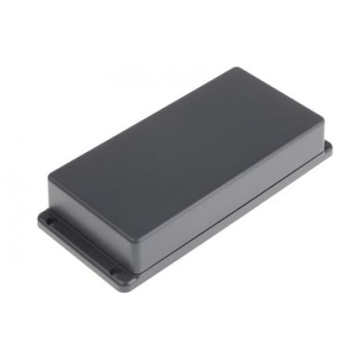 RS PRO Pouzdro, řada: 83 IP40 Stíněné S přírubou barva Šedá barva Šedá ABS 190 mm 35 mm 86 mm