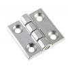 Kloubový závěs Výkyvné Kolík, Elektrolytické leštění, Nerezová ocel Šroubová Pravý, délka: 50 mm x 50 mm x 6 mm Elesa