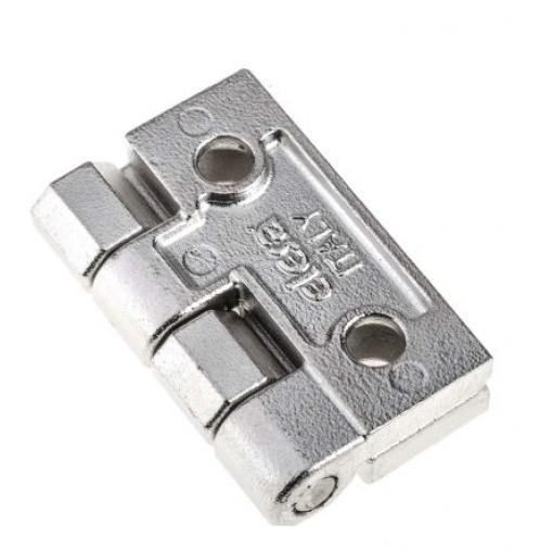 Kloubový závěs Výkyvné Kolík, Elektrolytické leštění, Nerezová ocel Šroubová Pravý, délka: 50 mm x 50 mm x 6 mm Elesa