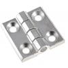Kloubový závěs Výkyvné Kolík, Elektrolytické leštění, Nerezová ocel Šroubová Pravý, délka: 60 mm x 60 mm x 8 mm Elesa