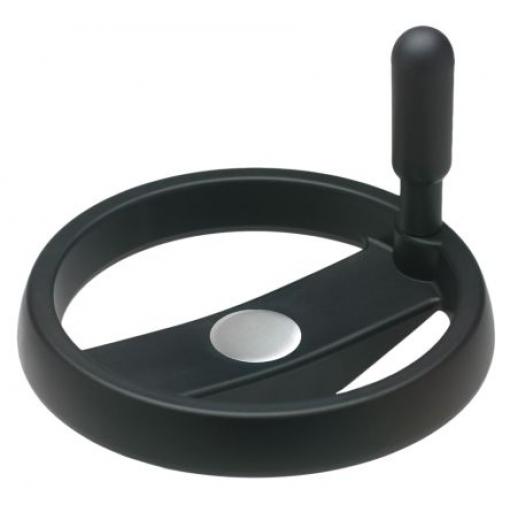 79211-R Elesa Černá Polypropylen Ruční kolo 125 mm