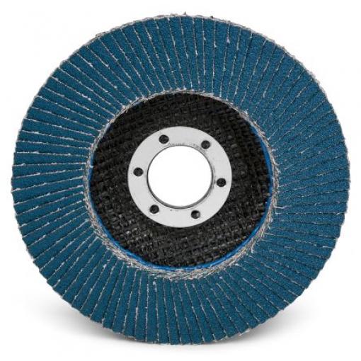 Brusný disk, řada: 566A Zirkonia hliník zrnitost P120 115 mm Jemné, max. bezpečná rychlost: 13000 rpm 3M 1 V balení