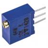 Ladicí potenciometr 10 kΩ 10 % ±100 ppm/°C 0.5 W Horní nastavení 19otáčkový, Průchozí otvor, Kolík, řada: 64W Vishay