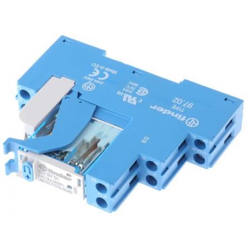 Finder Relé rozhraní 12 V dc DPDT Lišta DIN 4C 40 mA