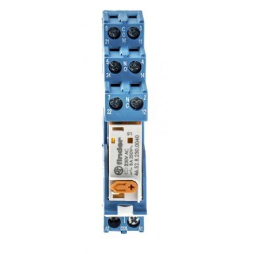 Finder Relé rozhraní 230 V ac DPDT Lišta DIN 4C 5 mA