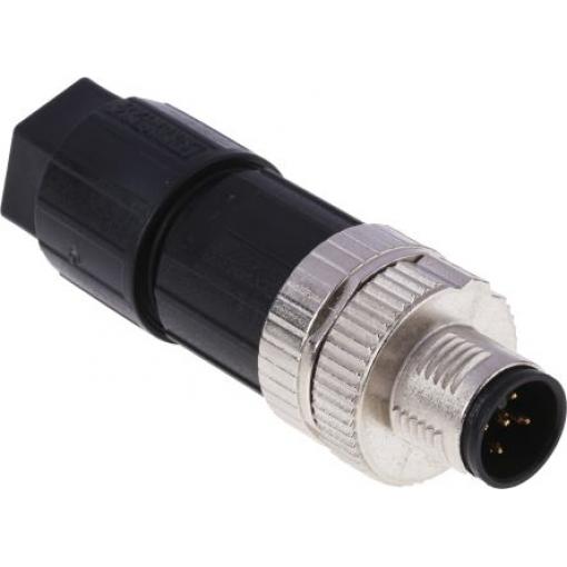 Kulatý konektor, počet kontaktů: 5, Kabel, velikost: M12 Phoenix Contact, pohlaví kontaktu: Vnější, orientace těla: