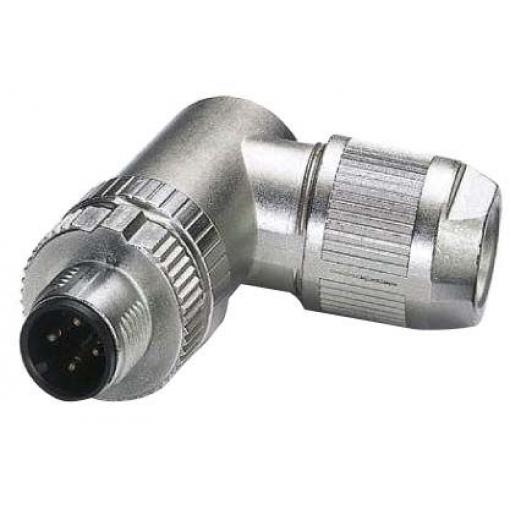 Kulatý konektor, počet kontaktů: 4, Kabel, velikost: M12 Phoenix Contact, pohlaví kontaktu: Vnější, orientace těla: