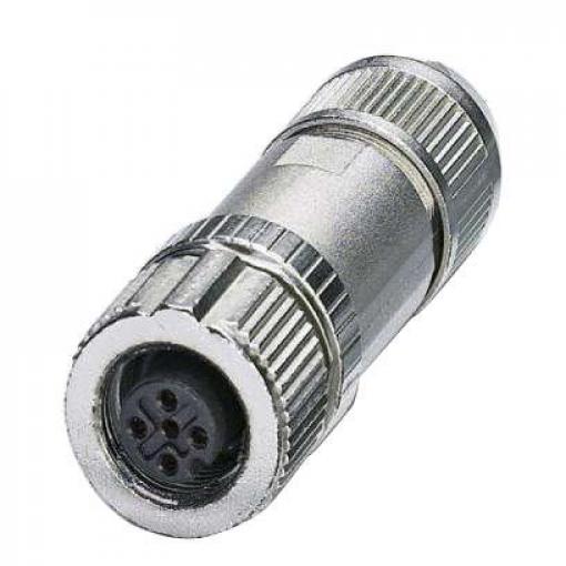 Kulatý konektor, počet kontaktů: 5, Kabel, velikost: M12 Phoenix Contact, pohlaví kontaktu: Vnitřní, orientace těla: