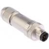 Kulatý konektor, počet kontaktů: 4, Kabel, velikost: M12 Phoenix Contact, pohlaví kontaktu: Vnější, orientace těla: