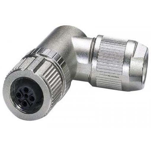 Kulatý konektor, počet kontaktů: 4, Kabel, velikost: M12 Phoenix Contact, pohlaví kontaktu: Vnitřní, orientace těla:
