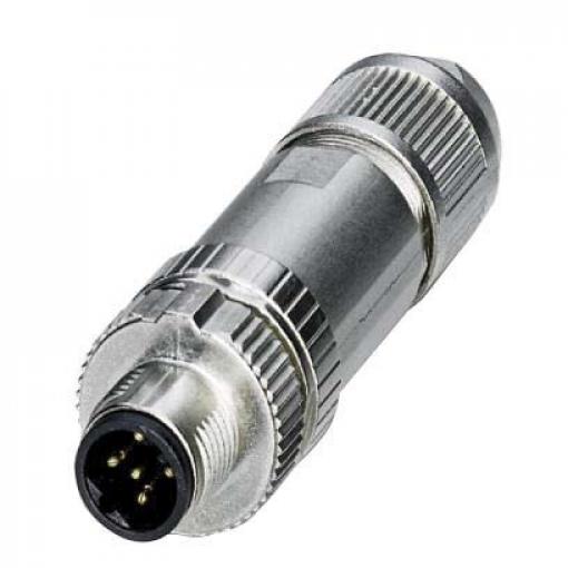 Kulatý konektor, počet kontaktů: 3, Kabel, velikost: M12 Phoenix Contact, pohlaví kontaktu: Vnější, orientace těla: