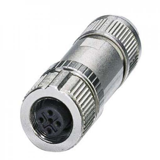 Kulatý konektor, počet kontaktů: 3, Kabel, velikost: M12 Phoenix Contact, pohlaví kontaktu: Vnitřní, orientace těla: