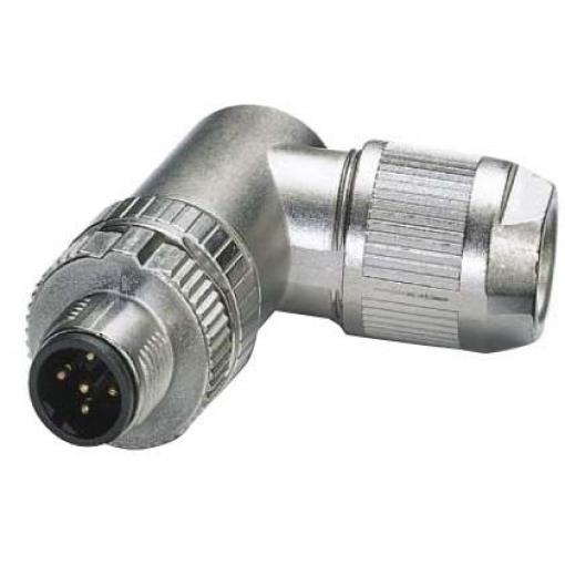 Kulatý konektor, počet kontaktů: 3, Kabel, velikost: M12 Phoenix Contact, pohlaví kontaktu: Vnější, orientace těla:
