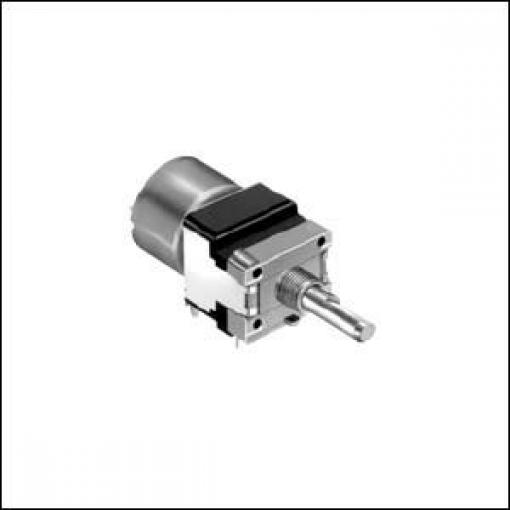 Potenciometr, průměr hřídele: 6 mm 1otáčkový, řada: RK 168 100 kΩ 20 % 0.05 W RK16812MG099 Rotační, Průchozí otvor 2