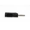 Hirschmann Test & Measurement Banánek, 4 mm, 60V dc, 30A, Černá, Vnější Šroubová, materiál kontaktu: Mosaz, délka: 55