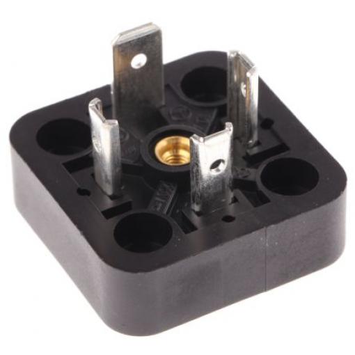Hirschmann Konektor elektromagnetického ventilu, řada: GSA, formát pólů: 3+E DIN 43650 A, Šroubová svorka Vnitřní, IP65,