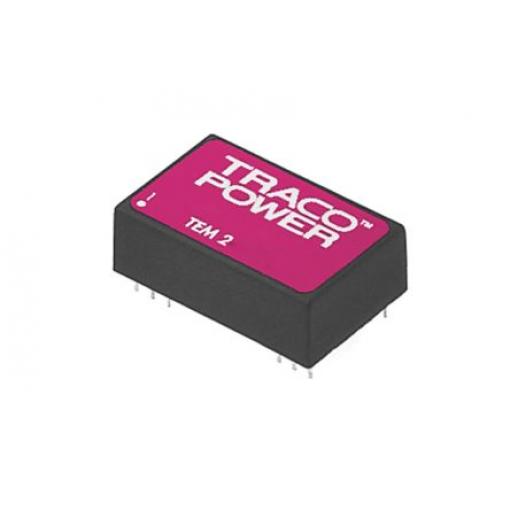 TRACOPOWER Měnič DC/DC TEM 2, výstup: 12 V dc 1 kV dc, Vin 5.5V dc 165 mA, Vin 4.5V 2 W -25 °C 70 °C Průchozí otvor