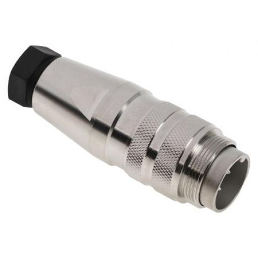 Amphenol Industrial Zástrčka DIN, řada: C 091 D, počet kontaktů: 4, velikost: M16, 300 V ac/dc, orientace těla: Rovný,