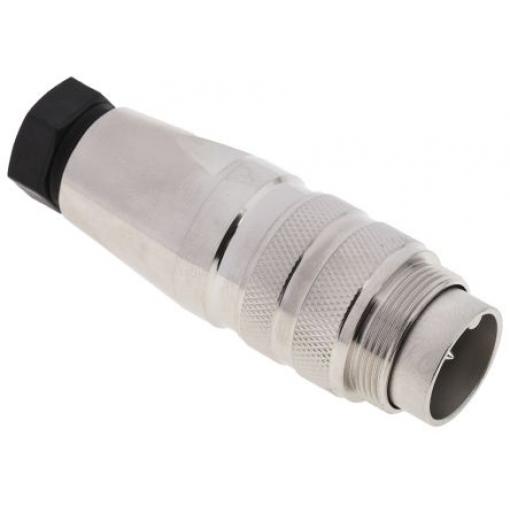 Amphenol Industrial Zástrčka DIN, řada: C 091 D, počet kontaktů: 5, velikost: M16, 300 V ac/dc, orientace těla: Rovný,
