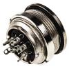 Amphenol Industrial Zásuvka DIN, řada: C 091 D, počet kontaktů: 6, velikost: M16, 300 V ac/dc, orientace těla: Rovný,