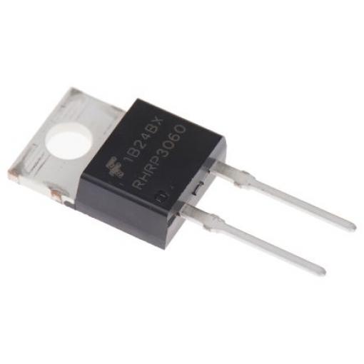 Dioda RHRP3060 spínaná 30A 600V Silikonový přechod 45ns, TO-220AC, počet kolíků: 2 2.1V