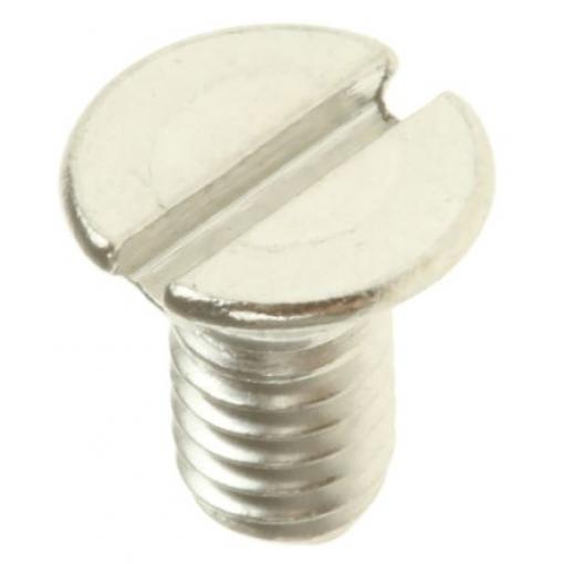 RS PRO Šroub s nízkou půlkulovou hlavou Drážka, Nerezová ocel hlavice Zapuštěná, velikost závitu: M3 6.0 mm