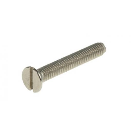 RS PRO Šroub s nízkou půlkulovou hlavou Drážka, Obyčejný, Nerezová ocel hlavice Zapuštěná, velikost závitu: M3 20.0 mm