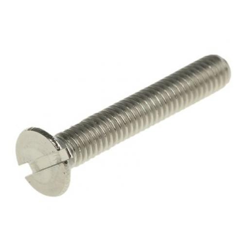 RS PRO Šroub s nízkou půlkulovou hlavou Drážka, Obyčejný, Nerezová ocel hlavice Zapuštěná, velikost závitu: M3 25.0 mm