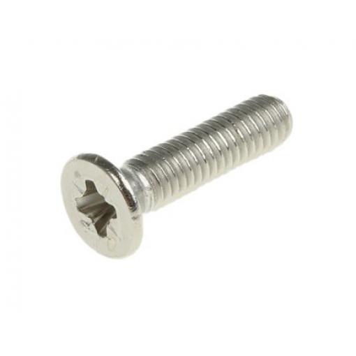 RS PRO Šroub s nízkou půlkulovou hlavou Pozidriv, Nerezová ocel hlavice Zapuštěná, velikost závitu: M3 12.0 mm