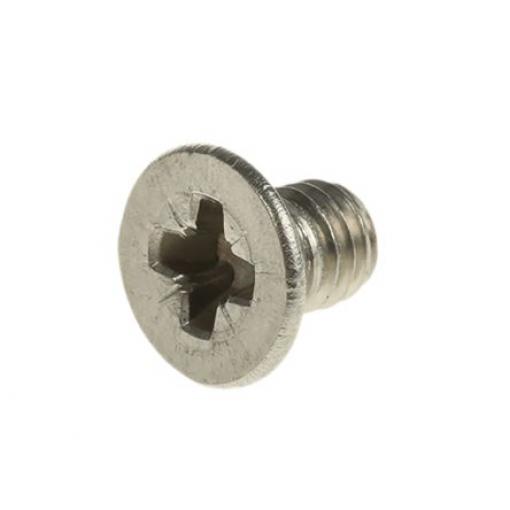 RS PRO Šroub s nízkou půlkulovou hlavou Pozidriv, Nerezová ocel hlavice Zapuštěná, velikost závitu: M3 6.0 mm