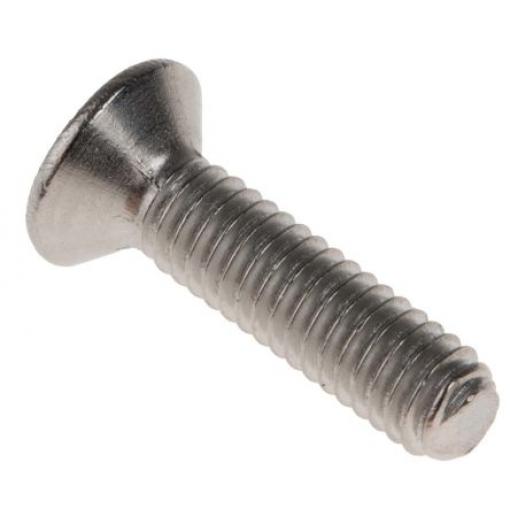 RS PRO Šroub s nízkou půlkulovou hlavou Pozidriv, Nerezová ocel hlavice Zapuštěná, velikost závitu: M3 16.0 mm