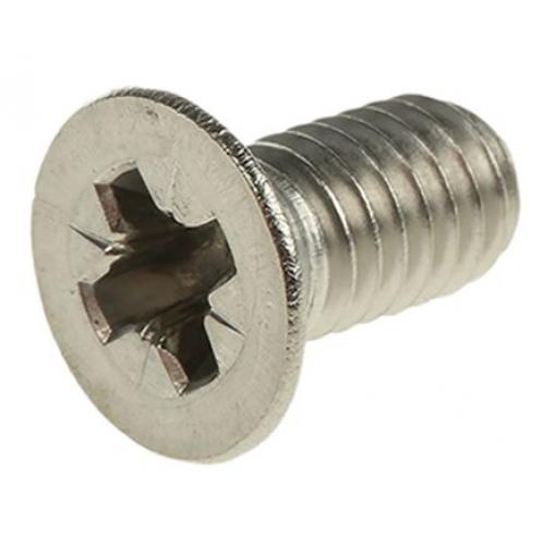 RS PRO Šroub s nízkou půlkulovou hlavou Pozidriv, Nerezová ocel hlavice Zapuštěná, velikost závitu: M3 12.0 mm