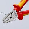 Kombinované kleště 1, celková délka: 180 mm, Nástrojová ocel speciální kvality Knipex Splňuje normu VDE/1000V