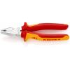Kombinované kleště 1, celková délka: 180 mm, Nástrojová ocel speciální kvality Knipex Splňuje normu VDE/1000V