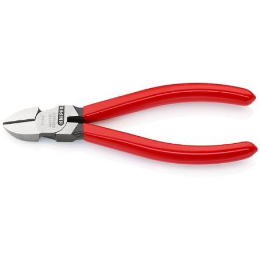 Štípací kleště, celková délka: 140 mm, Plastové S kuželkou, Bimetal s 10mm dlouhými čelistmi kapacita řezání 4 mm, číslo