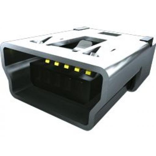 Samtec Konektor USB, řada: MUSB Vnitřní, počet portů: 1portový, orientace těla: Pravý úhel USB typ B, 30 V, Povrch USB