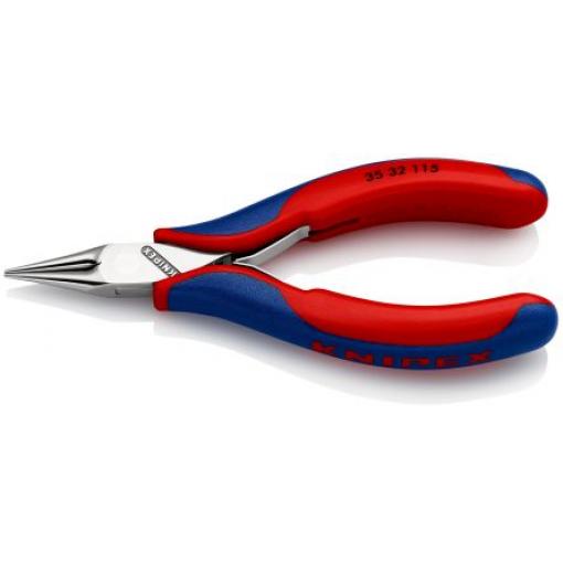 Kleště s dlouhými čelistmi 35 32, celková délka: 115 mm 1, Chromová ocel délka čelistí 22.5mm Knipex Kulatý