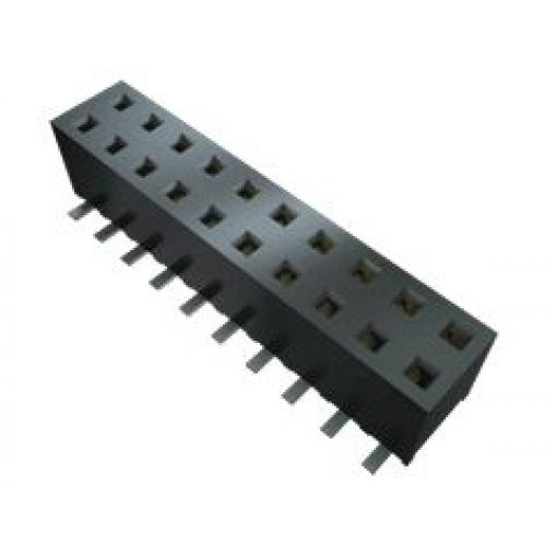 Patice PCB, řada: MMS, orientace těla: Rovný, rozteč: 2 mm Deska-deska, počet kontaktů: 16, počet řad: 2, Povrch