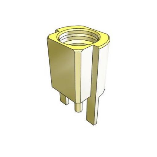 Samtec Koaxiální konektor, řada: MMCX Vnitřní, 50 Ω, orientace těla: Rovný, Hranice Konektor MCX Pájecí, 6GHz 125 °C -65