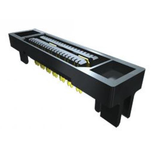 Patice PCB, řada: QSE, orientace těla: Rovný, rozteč: 0.8 mm Deska-deska, počet kontaktů: 56, počet řad: 2, Povrchová