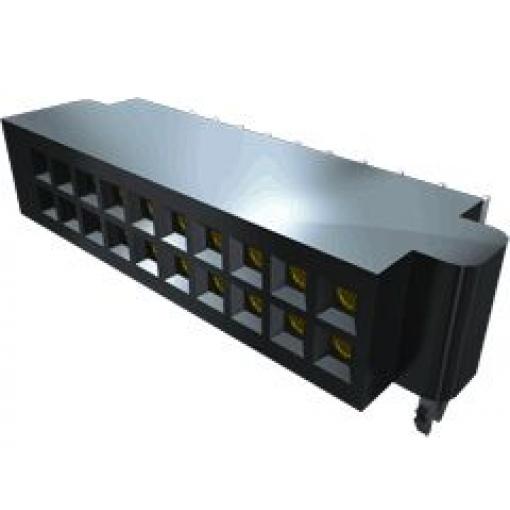 Patice PCB, řada: SFMH, orientace těla: Rovný, rozteč: 1.27 mm Deska-deska, počet kontaktů: 20, počet řad: 2, Povrch