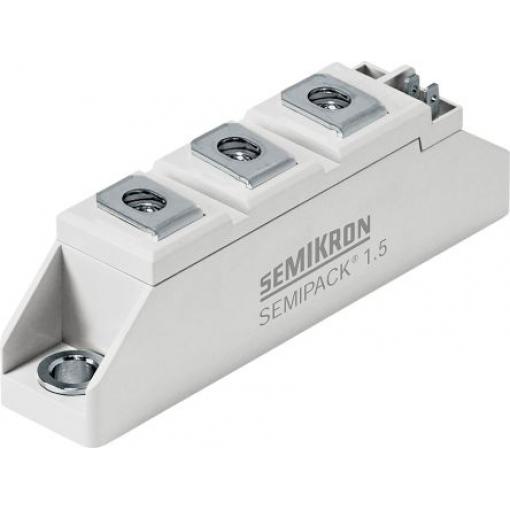 Semikron Danfoss Duální tyristorový modul SCR SKKT 42B12 E 150 mA 40 A 1200 V 1 kA, SEMIPACK1, počet kolíků: 7 kolíkový