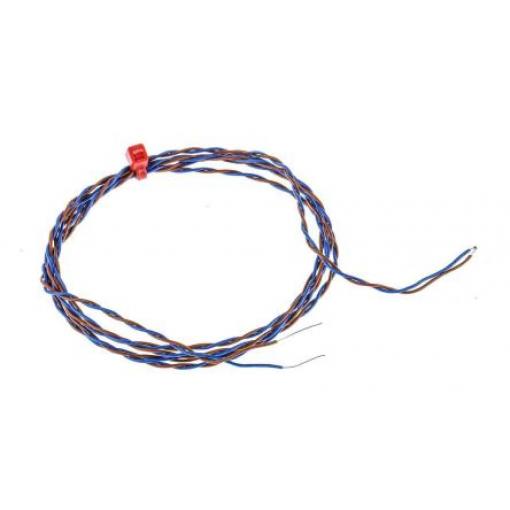 Termočlánek s odkrytým spojem 1 m kabel typ K Teflonové 1 m sonda 1/0.2 mm na 250 °C BS RS PRO