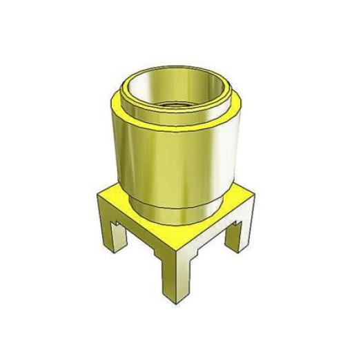 Samtec Koaxiální konektor, řada: SMA Vnitřní, 50 Ω, orientace těla: Rovný, Povrchová montáž Konektor SMA Pájecí, 20GHz