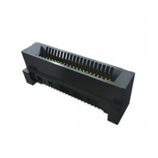 Hranový konektor, řada: HSEC8-PE, rozteč: 0.8mm, počet kontaktů: 80, počet řad: 2, orientace těla: Svislý, Povrchová