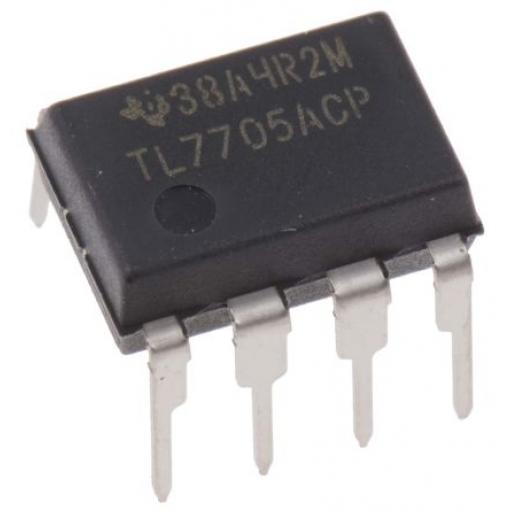 Texas Instruments Monitorování napájení TL7705ACP 1kanálové 4.6 V Napájení, počet kolíků: 8 kolíkový, PDIP