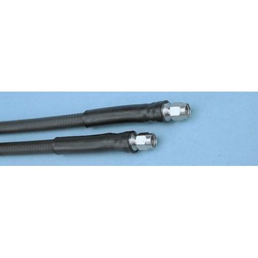 Koaxiální kabel, řada: SMA, Černá Fluorovaný ethylenpropylen, vnější průměr: 4.95 mm OD 1 m 50 Ω Atem S koncovkou