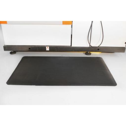 RS PRO Protiúnavová rohož, Černá Vinyl Suché, délka: 0.9 m, šířka: 0.6m Samostatně x 12.5 mm