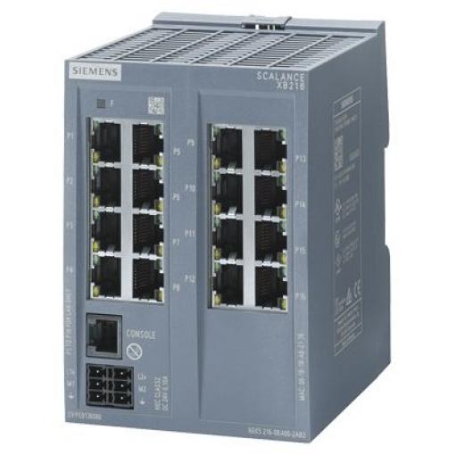 Ethernetový přepínač Siemens Řízený přepínač